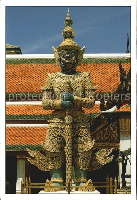 Bangkok The Demon Gate Emerald Buddha Temple