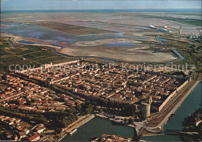 Aigues-Mortes Gard Fliegeraufnahme