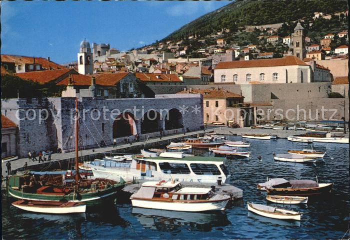 Dubrovnik Ragusa Hafen