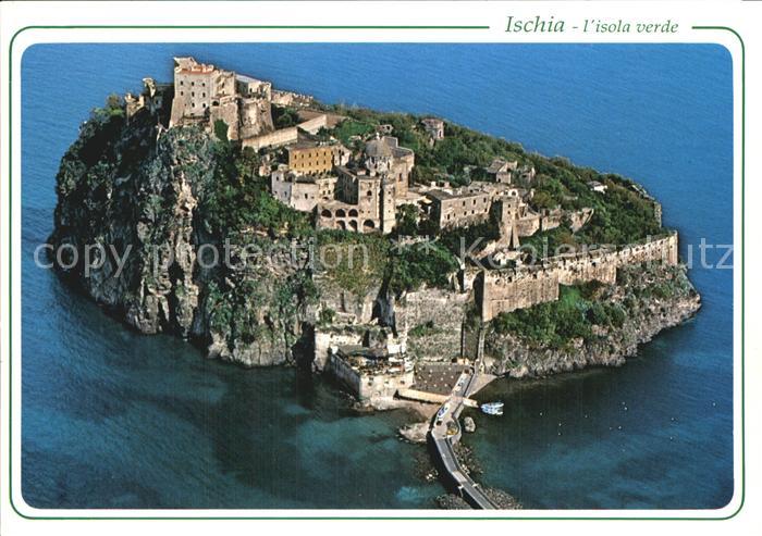 Ischia Schloss Fliegeraufnahme