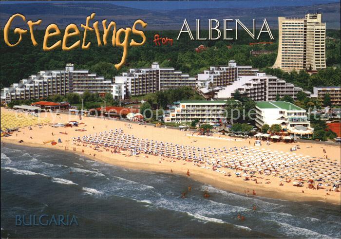 Albena Fliegeraufnahme Strand