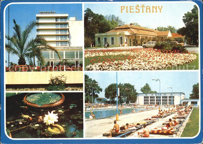 Piestany Liecebny dom Galnea Grand Napoleonske kpele Lekno v termalno jazierku n