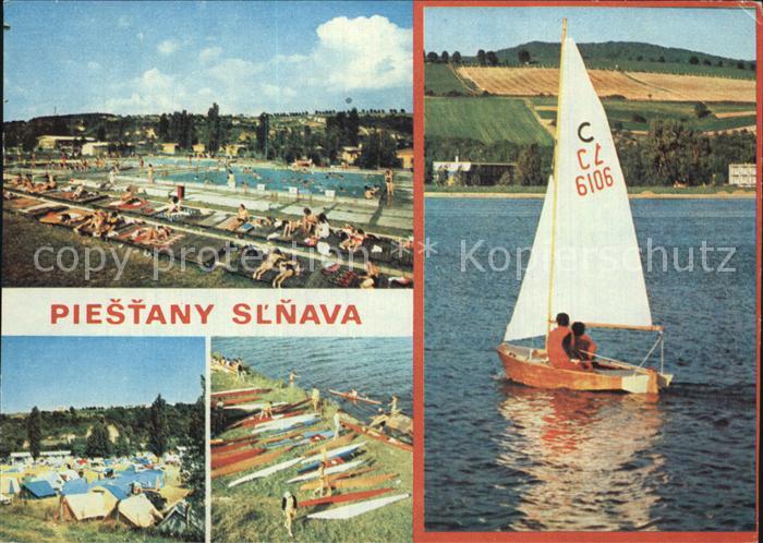 Piestany Slnava Kupalisko Autocamping Vodne iporty