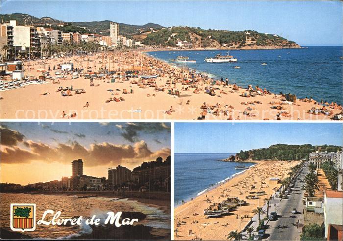 Lloret de Mar Strand Panorama