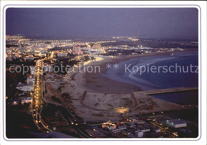 Agadir Vue la nuit de la baie