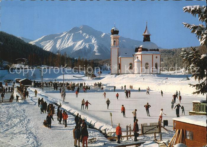 Seefeld Tirol Seekirchl Eisbahn Hocheder