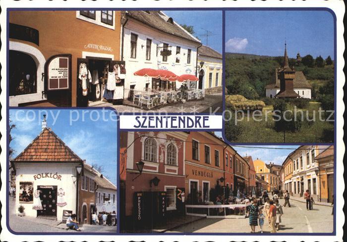 Szentendre Antik Bazar Strassencafe Folklore