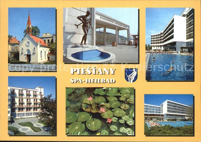 Piestany Neogoticka kapinka Socha barlolamaca Balnea Esplanade Jalta Balnea Sple