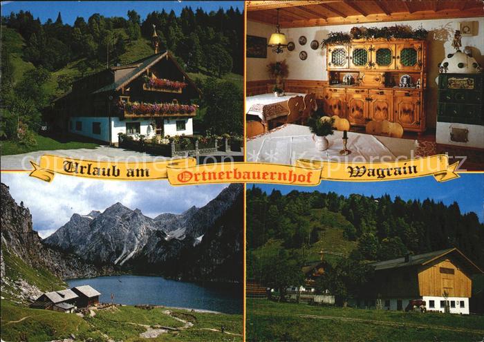 Wagrain Salzburg Ortnerbauernhof Stube Seepanorama