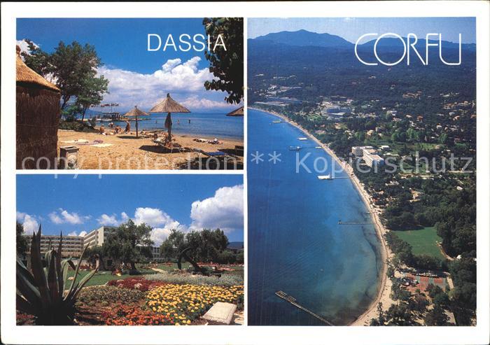 Dassia Strand Park Fliegeraufnahme