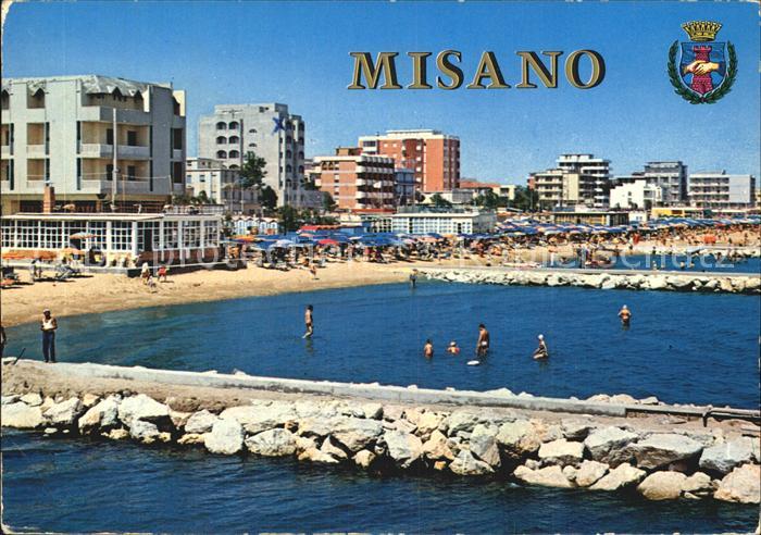 Misano Adriatico Scorcio alberghi e spiaggia