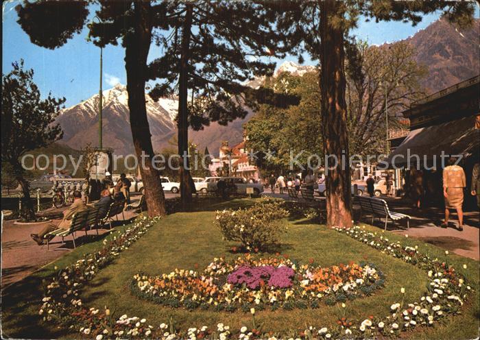 Merano Meran Kurpromenade mit Texelgruppe