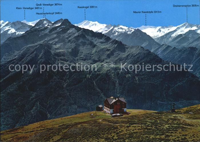 Neukirchen Grossvenediger Wildkogelhaus Venedigergruppe Fliegeraufnahme