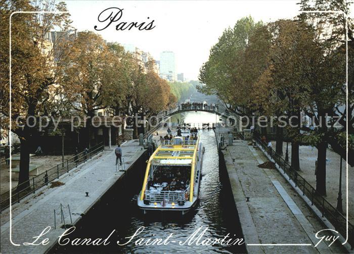 Paris Canal Saint Martin