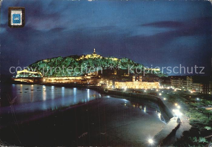 San Sebastian  Pais Vasco ES Bahia de la Concha y Monte Urgull