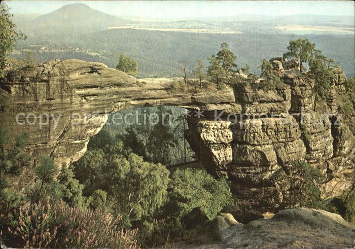 Decin Boehmen Sandsteinfelsen