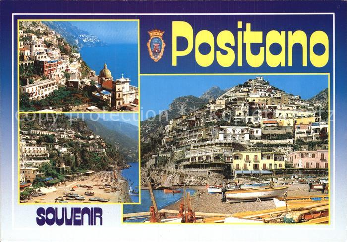 Positano mit Strand