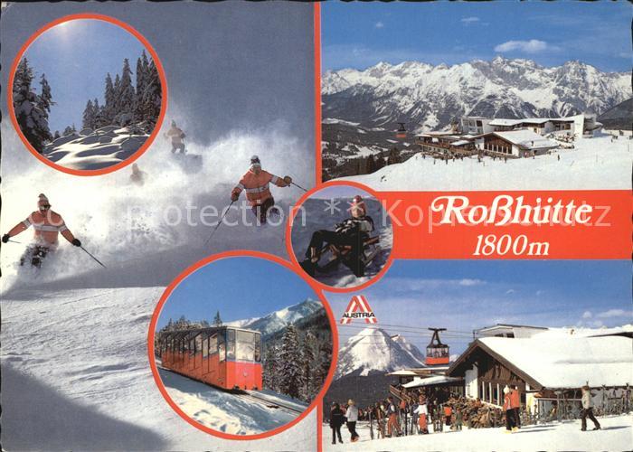 Rosshuette Berghuette Skigebiet bei Seefeld