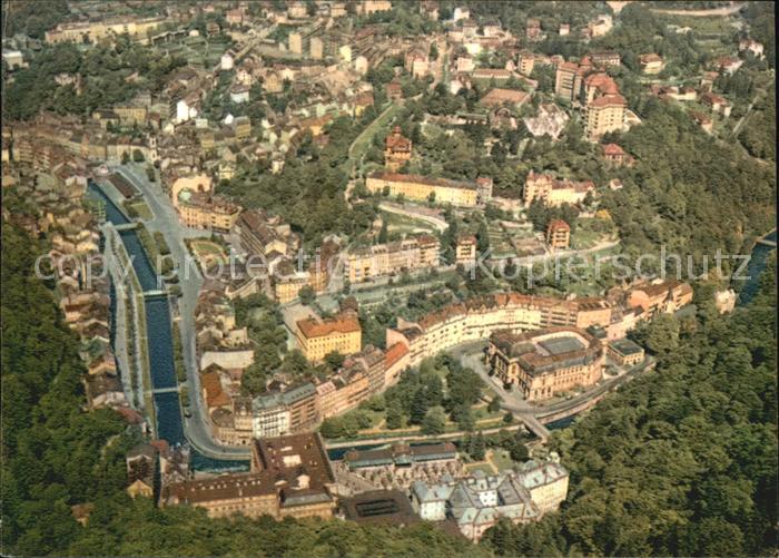 Karlovy Vary Fliegeraufnahme Kurviertel