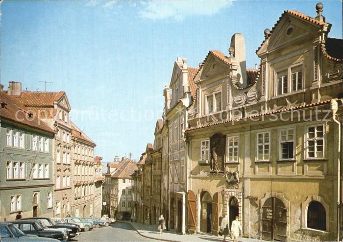 Praha Prahy Prague Neruda Gasse unter der Burg
