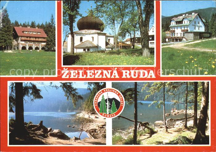 Zelezna Ruda Markt Eisenstein Hotel Sirotek Seepartie
