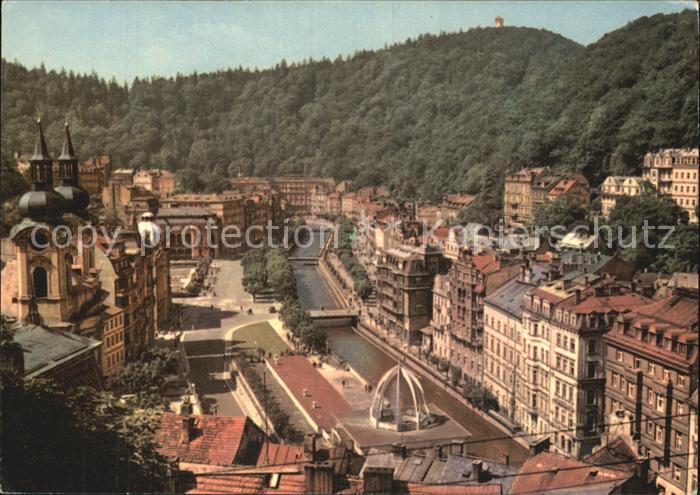 Karlovy Vary Heilbad Flusspartie