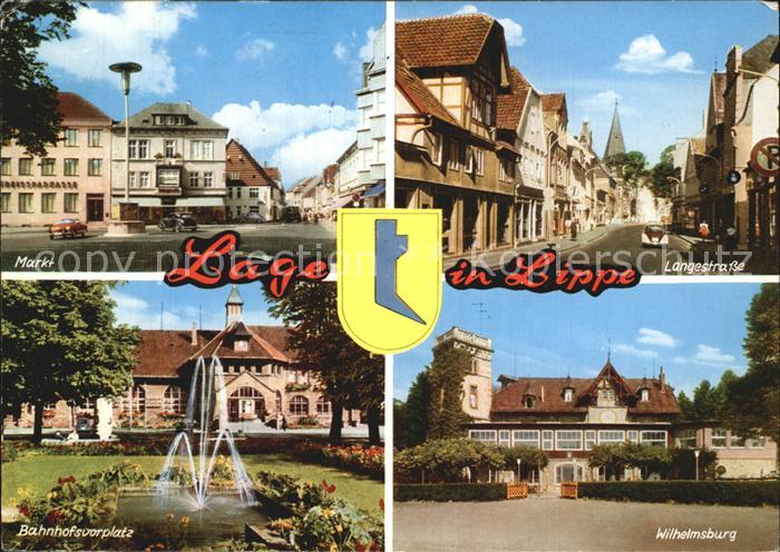 Lage Lippe Langestrasse Wilhelmsburg Bahnhofsvorplatz Markt