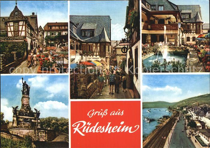 Ruedesheim Rhein Denkmal Brunnen