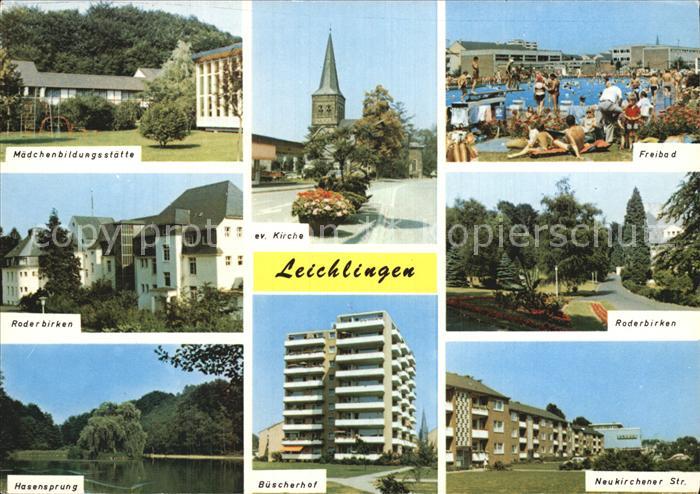 Leichlingen Rheinland Freibad Maedchenbildungsstaette Buescherhof