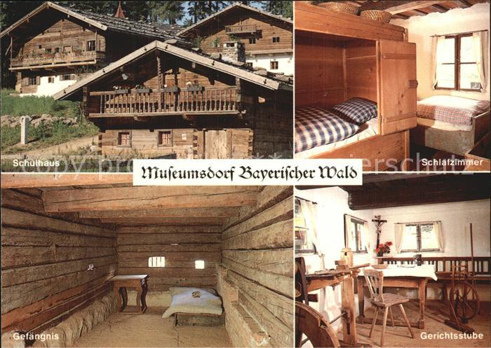 Tittling Museumsdorf Bayerischer Wald Schulhaus Gefaengnis