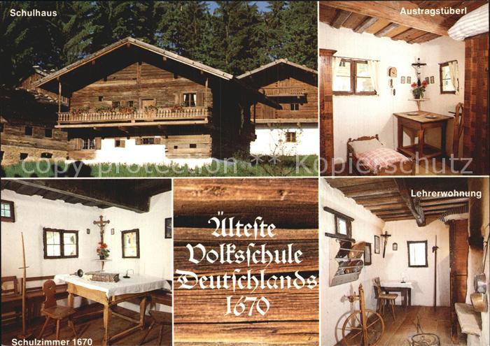 Tittling Museumsdorf Bayerischer Wald Lehrerwohnung Schulzimmer