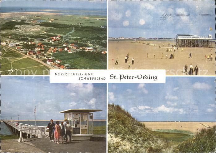 St Peter-Ording Strand Fliegeraufnahme