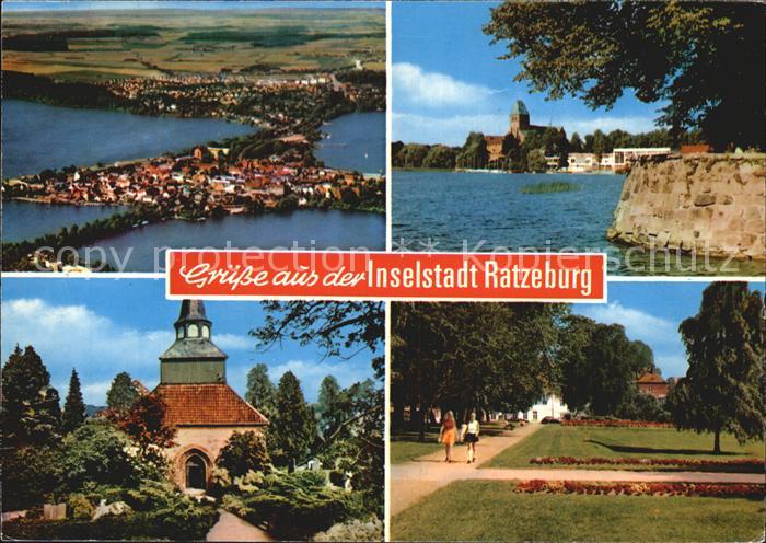 Ratzeburg Schleswig-Holstein Kapelle Park Fliegeraufnahme