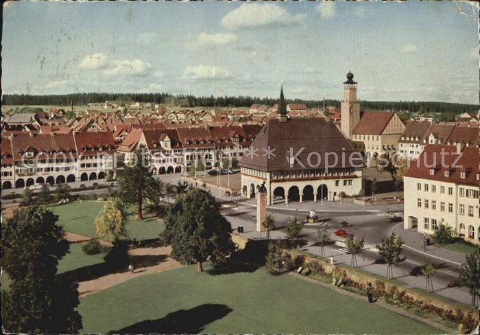 FREUDENSTADT BW Marktplatz Stadt-und Rathaus