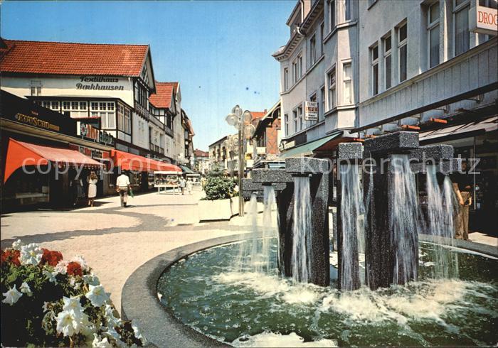 Salzuflen Bad Fussgaengerzone Lange Strasse