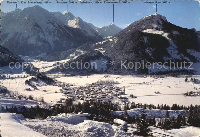 Bad Oberdorf Jochkanzel Entschenkopf Rotspitze