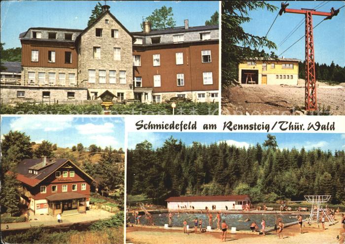 Schmiedefeld Rennsteig Erholungsheim Stufenfeld Littbaude Filmbuehne Waldbad