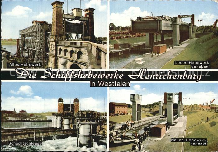 Henrichenburg Schiffshebewerk Altes Hebewerk Schachtschleuse Neues Heewerk Gesen