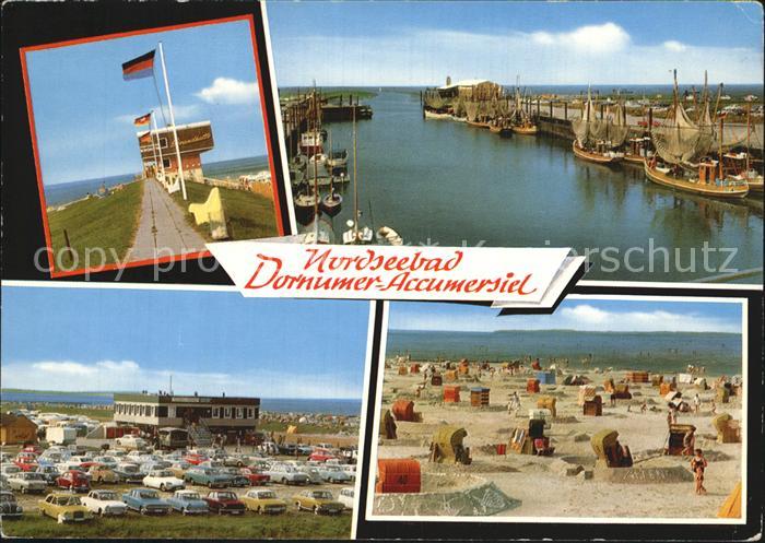 Dornumer Accumersiel Hafen Strand