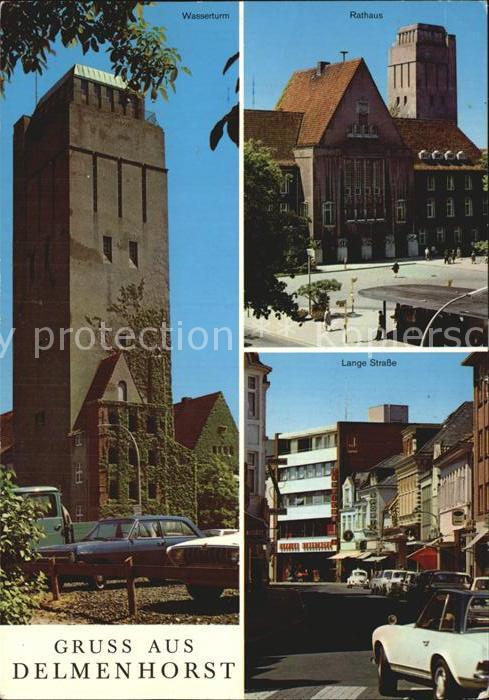 Delmenhorst Lange Strasse Wasserturm Rathaus