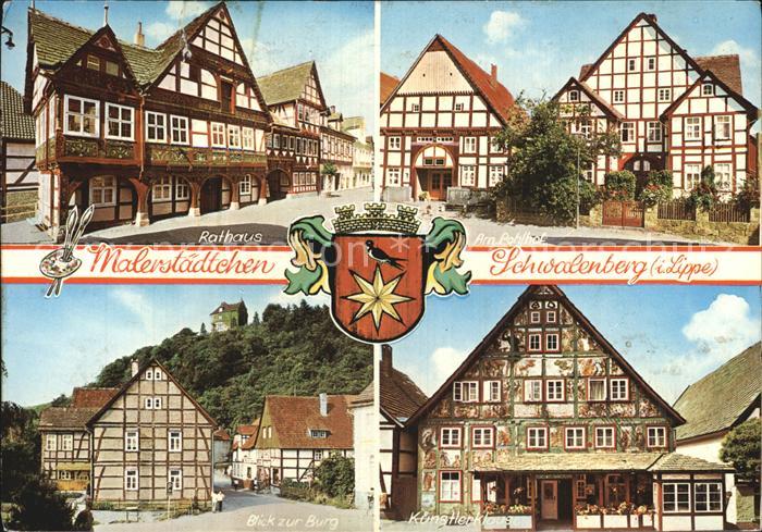 Schwalenberg Rathaus Burg Pohlhof  Kuenstlerklause