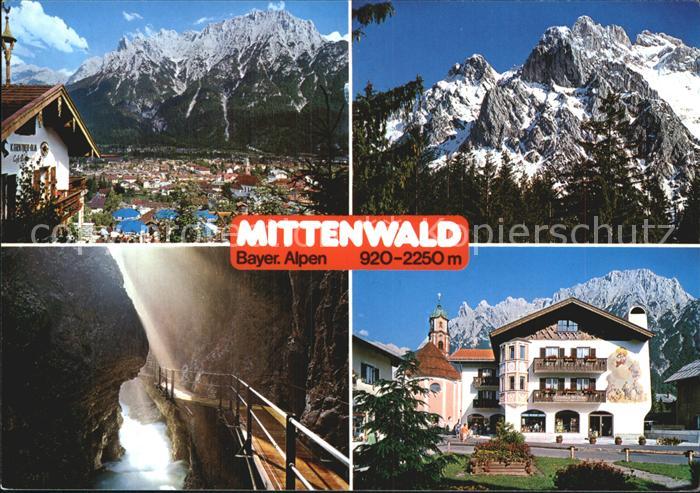 Mittenwald Bayern Leutaschklamm Pfarrkirche Sankt Peter und Paul