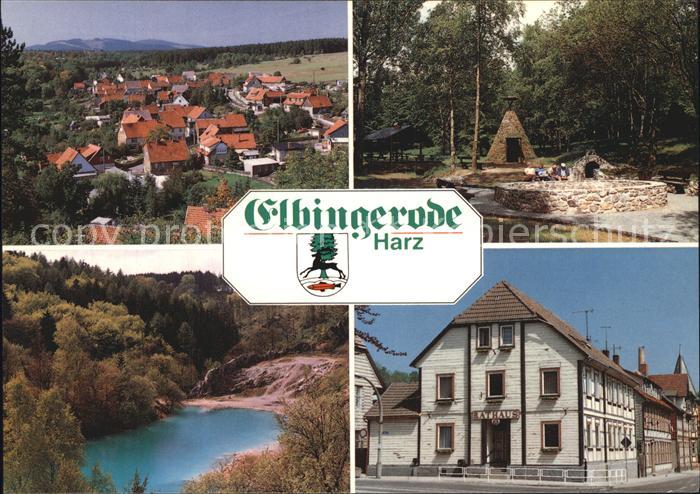 Elbingerode Harz Rathaus See