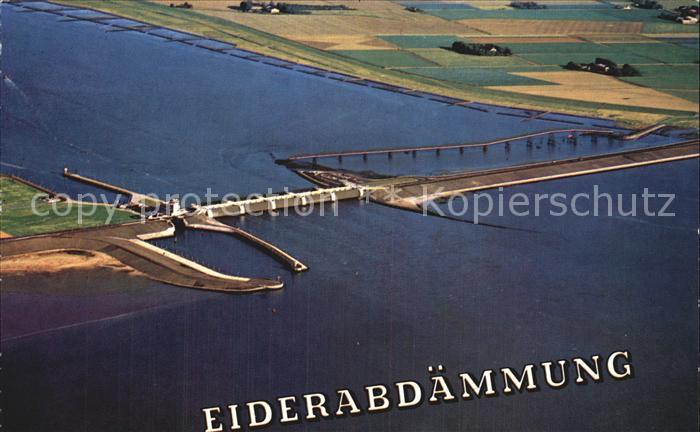 Vollerwiek Eiderdamm Fliegeraufnahme