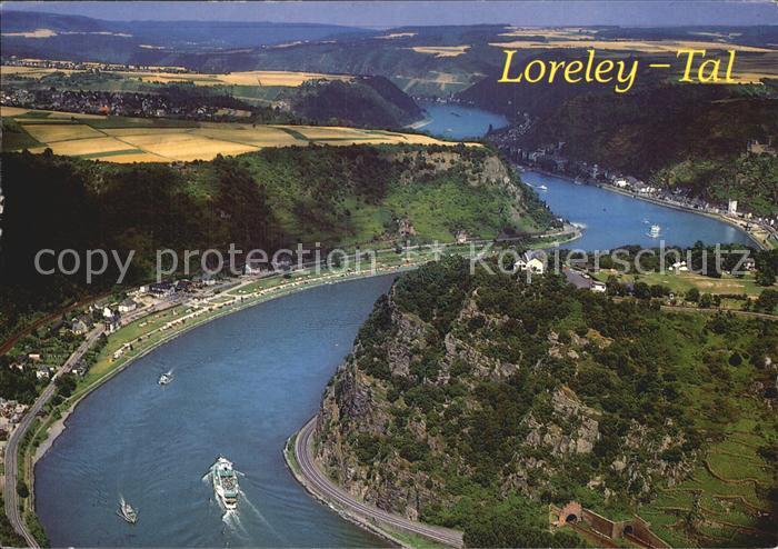 Loreley Lorelei Fliegeraufnahme