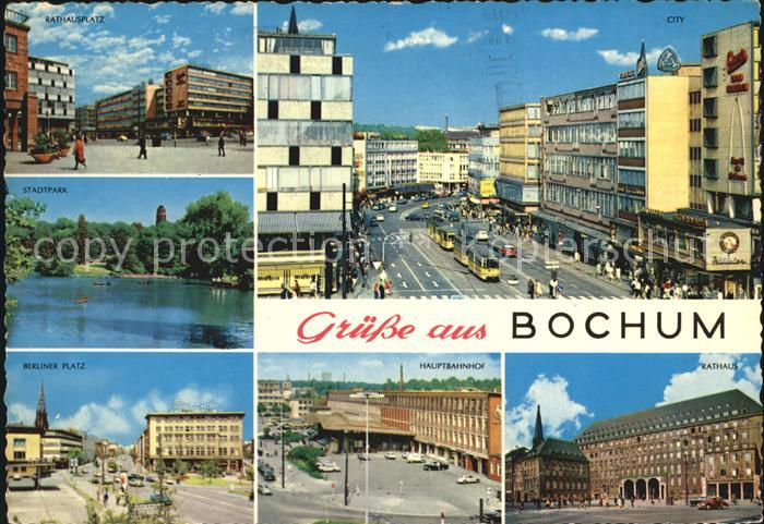 BOCHUM  CITY Rathaus Hauptbahnhof Berliner Platz