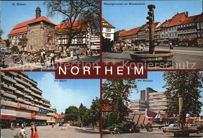 Northeim Pfennigbrunnen Muensterplatz Sankt Blasien