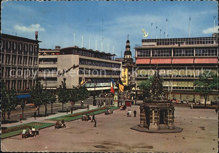 MANNHEIM BW Paradeplatz Grupello-Brunnen
