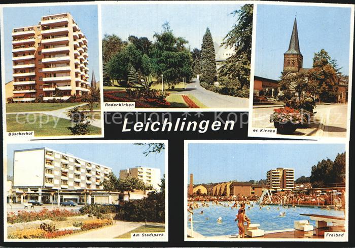 Leichlingen Rheinland Evangelische Kirche Buescherhof Stadtpark