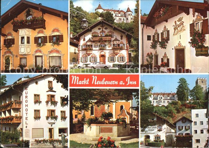 Neubeuern Stadtansichten  Burgruine Burghotel